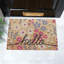 Hello Scribbly Floral Coir Doormat-1855730388-1855730384