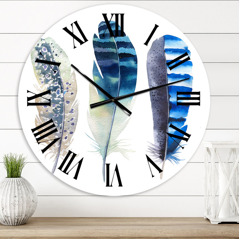 Horloge murale bohème et éclectique, Moyen