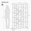 Bookshelf, 6 Tier Bookcase with 15 Open Display Shelves, Adjustable Storage Shelving Unit for Living Room, Home Office, 30 x 100 cm -1758512244-1760564798