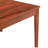Rustic Wood Outdoor Coffee Table, Main Color, 36.22" X 20.82" 15.36", Streamlined Appearance Table Made Of Wood, 15.36