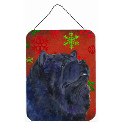Impression sur plaque de noël des fêtes flocons de neige