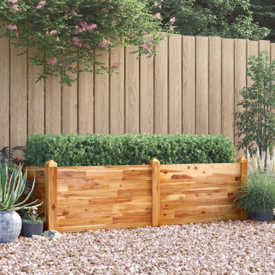 Hallis Wood Raised Garden Bed