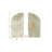 Half Arch Marble Bookends