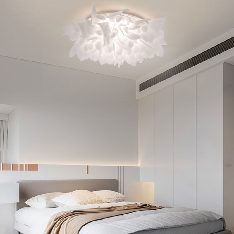 Kadeija Acrylic LED Flush Mount-3 Light Colors