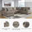 Bulwell 3-Piece Sectional With Chaise-111301281