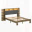 Structure de grand lit avec rangement
