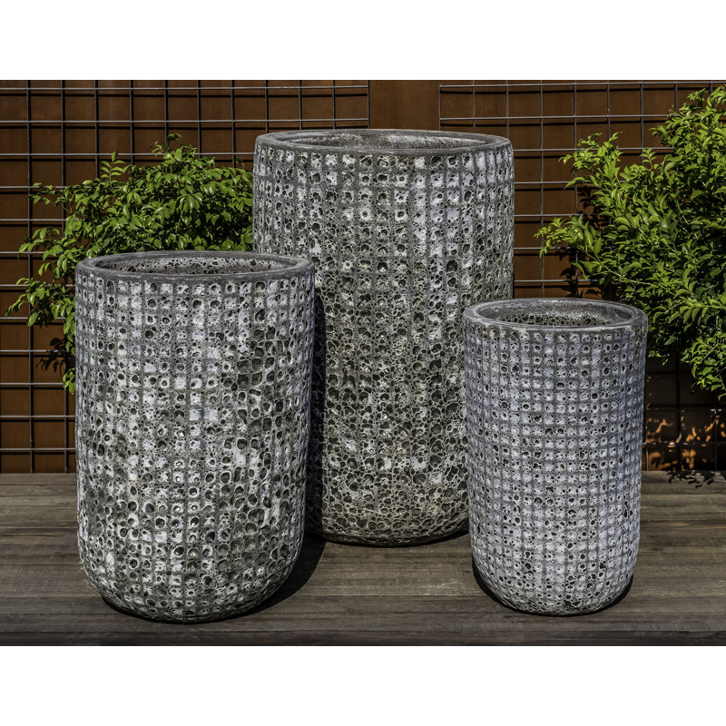 Escada Handmade Planter, Fossil Gray