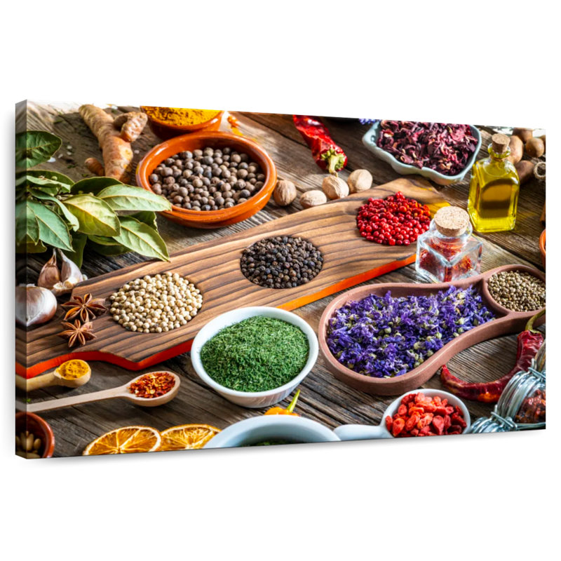 Yarlin, herbes et épices de cuisine rustiques, H 24 po x l 36 po