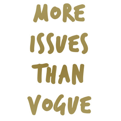 Décalcomanie murale plus de problèmes que vogue