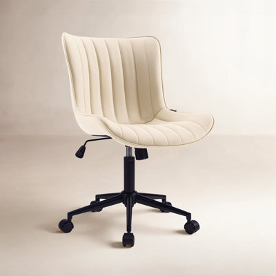 Brionni Leather Swivel Task Chair with Casters