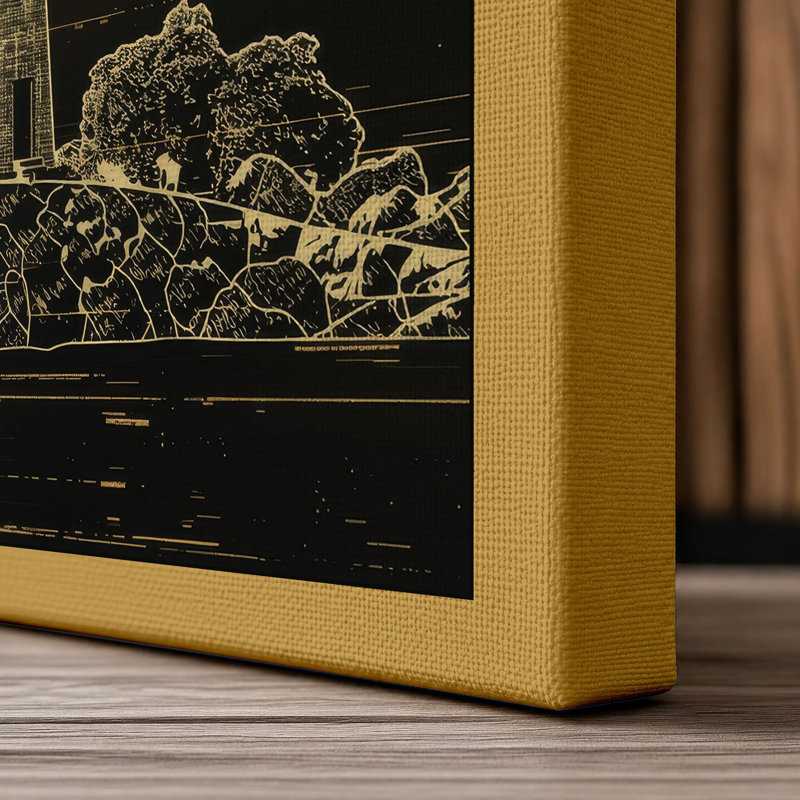 Print, 30x20 - 76.2 x 50.8 cm, Ochre Border