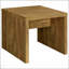 Ensemble de table basse et de table de bout 2 pièces Brianna Mango, un charme rustique avec une simplicité moderne pour des espaces de vie améliorés.