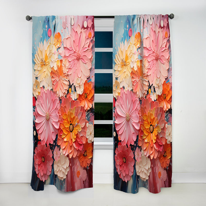Bellanca - Collage Kaleidoscope IV - Modern Curtain - Velvet Room Darkening - 1 panel, 52" W x 90" L