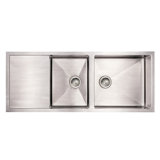 Noah's 51.5" L x 21" W Double Basin Drop-In Kitchen Sink