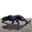 Cheetah Figurine With Lightning Pattern