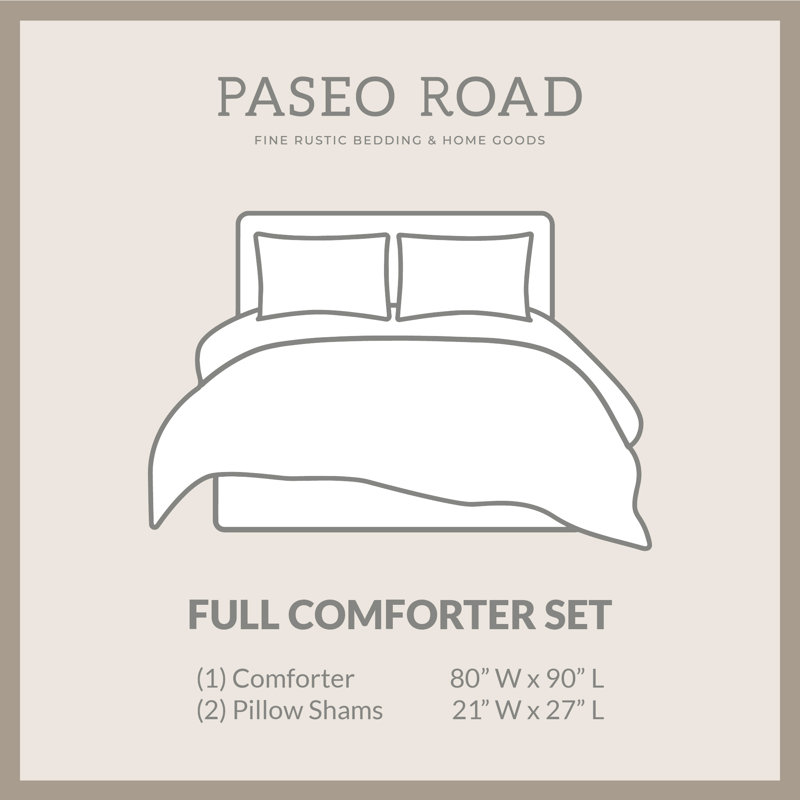 Carter Striped Comforter, Full Comforter + 2 Shams
