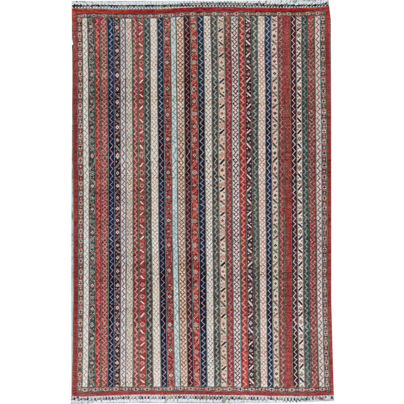 Tapis rouge noué à la main de haute qualité