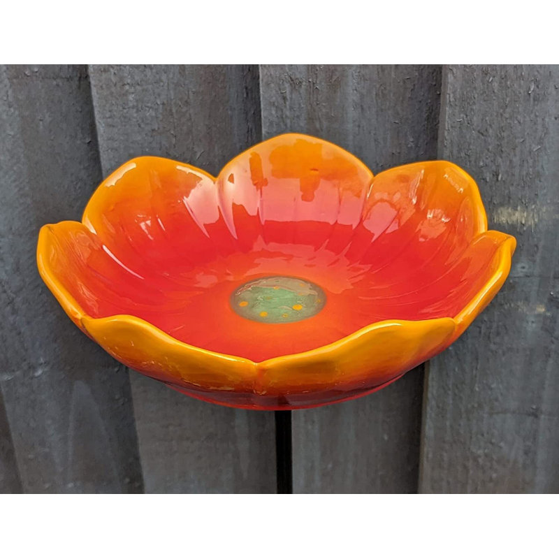 Khanh Metal Pole Tray Bird Feeder