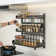 Adjustable 3-Tier Spice Rack Organizer For Cabinet - Heavy-Duty Rust-Proof Metal Kitchen Storage Shelf For Pantry And Bathroom