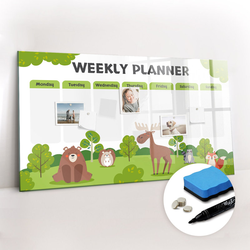 Magnetic Glass Dry Erase Board