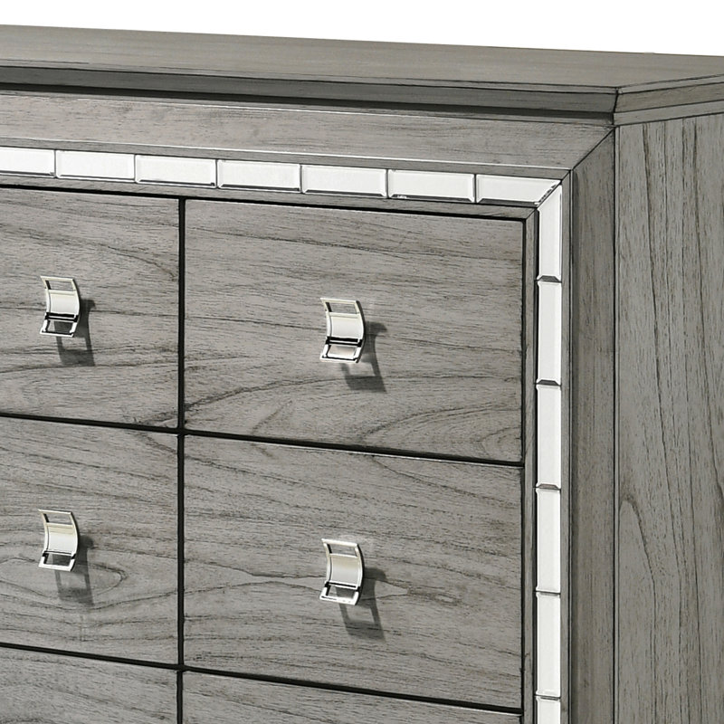 Commode en chêne gris clair