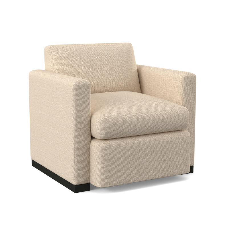 Chaise pivotante Ledger, Espresso, 100 % polyester ivoire filigrane