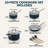10-Piece Non-Stick Hard Anodized Ceramic Cookware Set-105620632