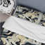 Ensemble de housse de couette noir et beige à motif ésotérique-1592489033