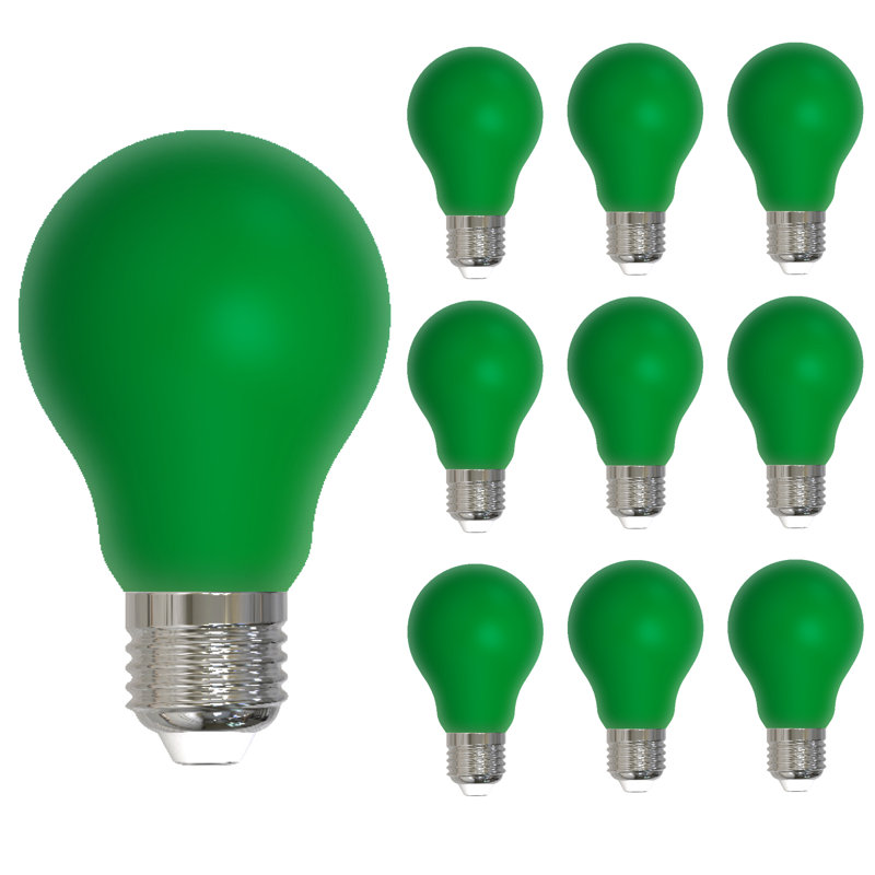Ampoule DEL d'extérieur à culot moyen E26 25 W à culot moyen E26, Vert