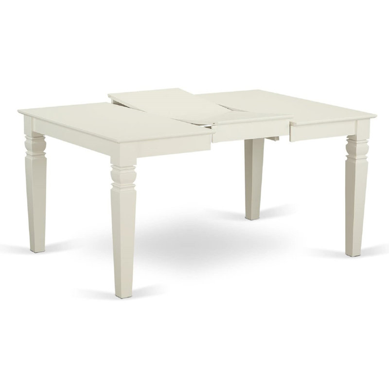 Ensemble de table de salle à manger 7 pièces 7 pièces, Blanc, Café noir, 7 pièces : table, 6 chaises