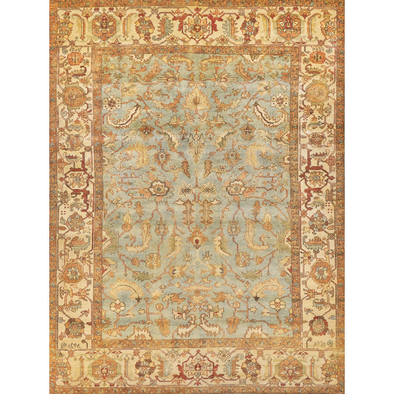 Antique Weave Serapi Wool Oriental Area Rug, Rectangle 6' x 9'