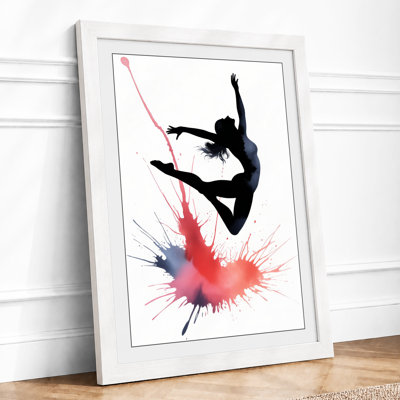 Leap of Freedom Modern - Framed Print