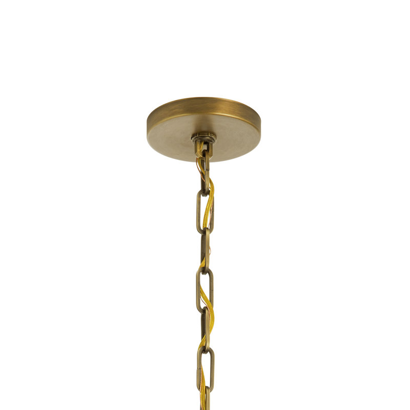 4 - Light Lantern Pendant, Natural Brushed Nickel