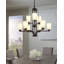 Lustre à neuf lumières Franport de Génération Éclairage -31132477-31132478