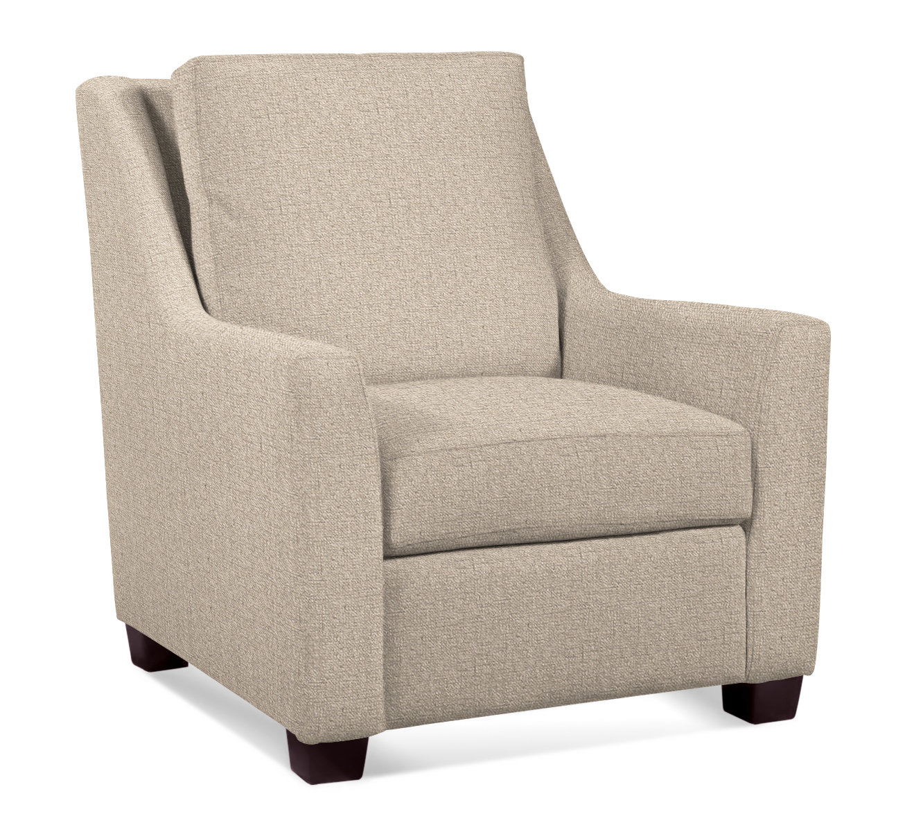 Upholstered Accent Chair, Eggshell Crypton Performance; 0884-93, Java