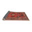 Tapis traditionnel rouge / noir Bathampton-672495729