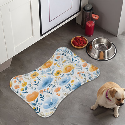 Nostalgic Boho Blooms - Tapis d'alimentation en os 1 pièce