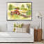Tractor Machine in the Field - Peinture sur toile-67390597-67390598