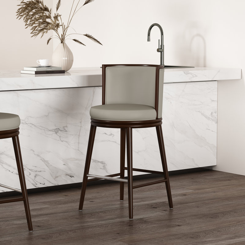 Tabouret de bar Evalyn, Pierre, Tabouret de bar (siège d'une hauteur de 29,3 po)