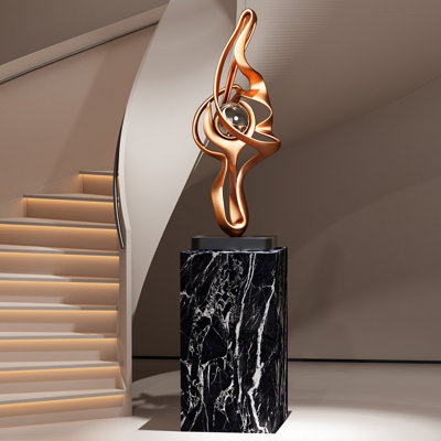 Sculpture rotative faite à la main avec design 3D