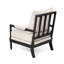 Fauteuil d'appoint en bois d'hévéa-131263150