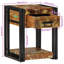 40cm W Solid Wood Bedside Table