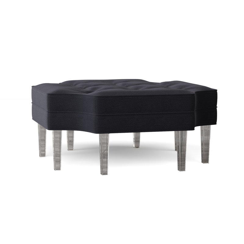 Harlow Novelty Ottoman, Venice Navy