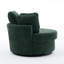 Swivel Armchair with Footstool-627896504