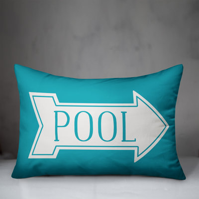 Outdoor Reversible Throw Pillow