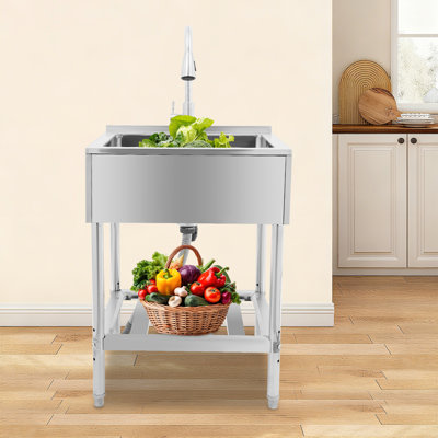 Stainless Steel Laundry Sink With Faucet