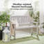 Solid Wood Outdoor Bench