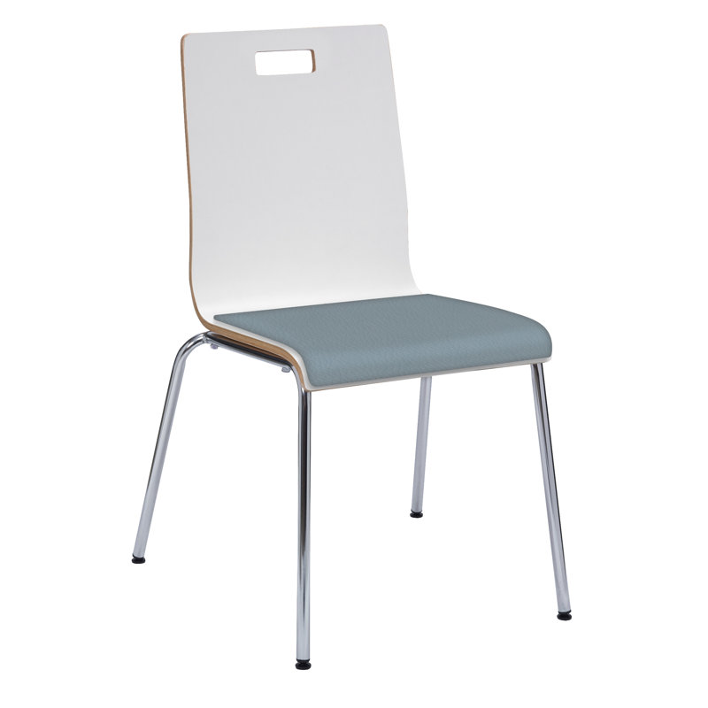 Chaise empilable Jive Series, Williamsburg, Argent