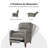 Beecher 28.75" Wide Leather Club Recliner-2039347258