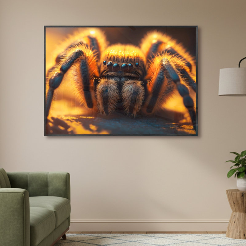 Single Picture Frame LED Illuminated Wall Art Wall Art on Glass / Aluminium, 50cm H x 60cm W